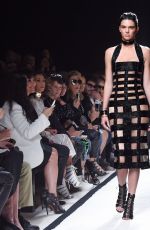 KENDALL JENNER on the Runway of Balmain Fashion Show in Paris