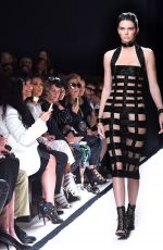 KENDALL JENNER on the Runway of Balmain Fashion Show in Paris