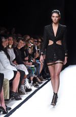KENDALL JENNER on the Runway of Balmain Fashion Show in Paris