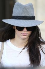 KENDALL JENNER Out and About in Paris 2509
