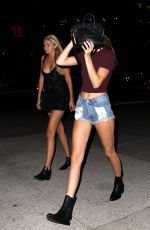 KENDALL KENNER IN denim Shorts Out New York Fashion Week