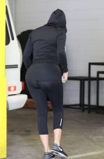 KHLOE KARDASHIAN Arrives at a Gym in Los Angeles