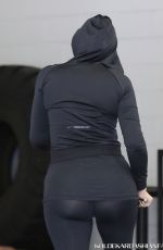 KHLOE KARDASHIAN Arrives at a Gym in Los Angeles