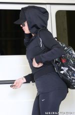 KHLOE KARDASHIAN Arrives at a Gym in Los Angeles