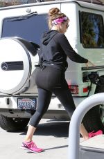 KHLOE KARDASHIAN at a Gas Station in Hollywood