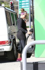 KHLOE KARDASHIAN at a Gas Station in Hollywood