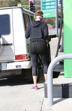 KHLOE KARDASHIAN at a Gas Station in Hollywood