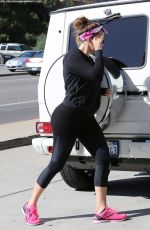 KHLOE KARDASHIAN at a Gas Station in Hollywood