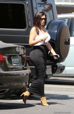 KIM KARDASHIAN Arrives at Bunim Murray Production Office in Los Angeles