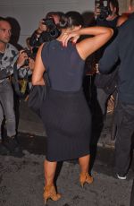 KIM KARDASHIAN Arrivies to Ferdi Restaurant in Paris