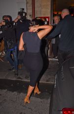 KIM KARDASHIAN Arrivies to Ferdi Restaurant in Paris