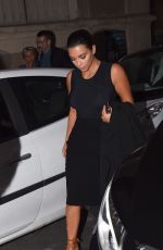 KIM KARDASHIAN Arrivies to Ferdi Restaurant in Paris