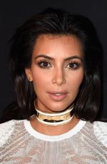 KIM KARDASHIAN at Balmain Fashion Show in Paris