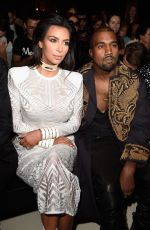 KIM KARDASHIAN at Balmain Fashion Show in Paris