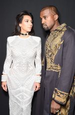 KIM KARDASHIAN at Balmain Fashion Show in Paris