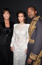 KIM KARDASHIAN at Balmain Fashion Show in Paris
