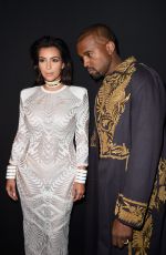 KIM KARDASHIAN at Balmain Fashion Show in Paris