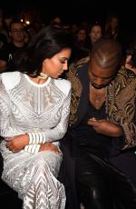 KIM KARDASHIAN at Balmain Fashion Show in Paris