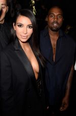 KIM KARDASHIAN at Lanvin Fashion Show in Paris