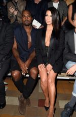 KIM KARDASHIAN at Lanvin Fashion Show in Paris
