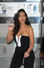 KIM KARDASHIAN Leaves BBC Radio1 Studio in London