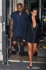 KIM KARDASHIAN Leaves Her Hotel in Paris