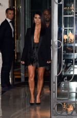KIM KARDASHIAN Leaves Her Hotel in Paris