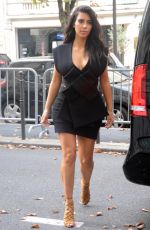 KIM KARDASHIAN Out and About in Paris 2809