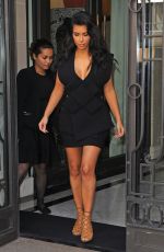 KIM KARDASHIAN Out and About in Paris 2809