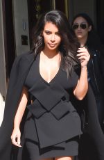 KIM KARDASHIAN Out and About in Paris 2809