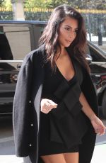 KIM KARDASHIAN Out and About in Paris 2809
