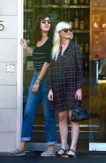 KIRSTEN DUNST at Oaks Gourmet Market in Hollywood Hills