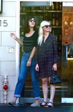 KIRSTEN DUNST at Oaks Gourmet Market in Hollywood Hills