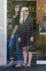 KIRSTEN DUNST at Oaks Gourmet Market in Hollywood Hills