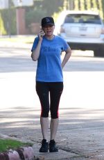 KIRSTEN DUNST in Leggings Out in Los Angeles 2009