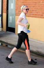 KIRSTEN DUNST in Tights at a Gym in Los Angeles 2309