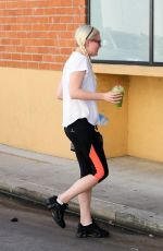 KIRSTEN DUNST in Tights at a Gym in Los Angeles 2309