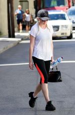 KIRSTEN DUNST in Tights at a Gym in Los Angeles 2309