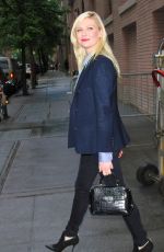 KIRSTEN DUNST Leaves The View Studios in New York