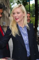 KIRSTEN DUNST Leaves The View Studios in New York