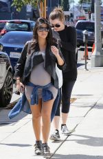 KOURTNEY and KHLOE KARDASHIAN Out for Lunch at Joan