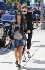 KOURTNEY and KHLOE KARDASHIAN Out for Lunch at Joan