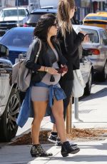 KOURTNEY and KHLOE KARDASHIAN Out for Lunch at Joan