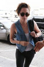 KRISTEN STEWART Arrives at LAX Airport in Los Angeles 0309