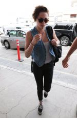 KRISTEN STEWART Arrives at LAX Airport in Los Angeles 0309