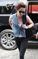 KRISTEN STEWART Arrives at LAX Airport in Los Angeles 0309