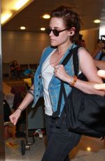 KRISTEN STEWART Arrives at LAX Airport in Los Angeles 0309