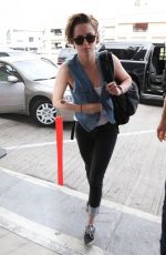 KRISTEN STEWART Arrives at LAX Airport in Los Angeles 0309