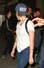 KRISTEN STEWART Arrives Back at LAX from Japan