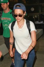 KRISTEN STEWART Arrives Back at LAX from Japan